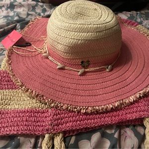 Betsey Johnson Beach sun hat & tote